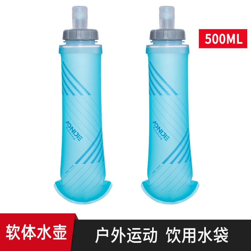 Onijie 500ml garrafa de água macia garrafa de água esportes Silicone copo de água corrente dobrável ao ar livre Cross Co
