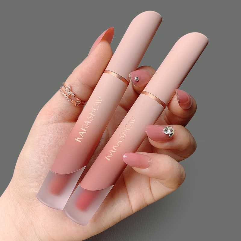 Novo creme brilho labial brilho labial fosco batom branco nicho marca feminino brilho labial estudante