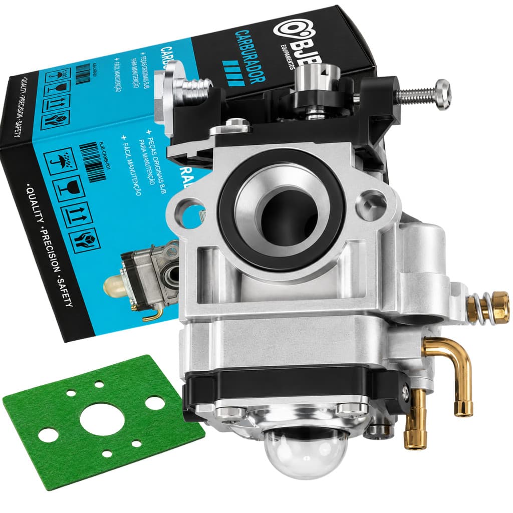 Carburador Roçadeira Gasolina 2 Tempos 43 até 75cc Compatível com Toyama Tbc43Sh Tbc43X Tbc52H + Junta