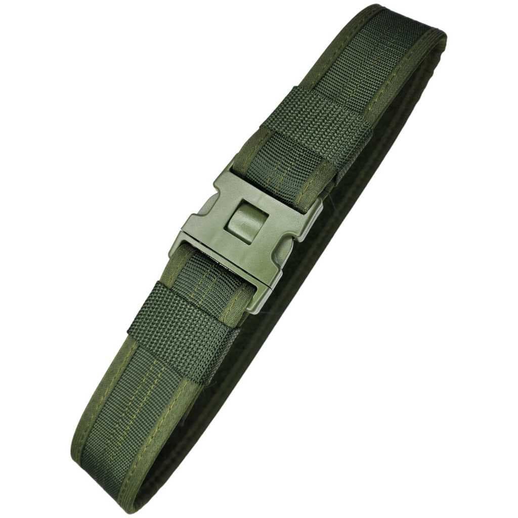 Moda Cinto Largo Masculino Nylon Fivela  Engate Rápido #verde