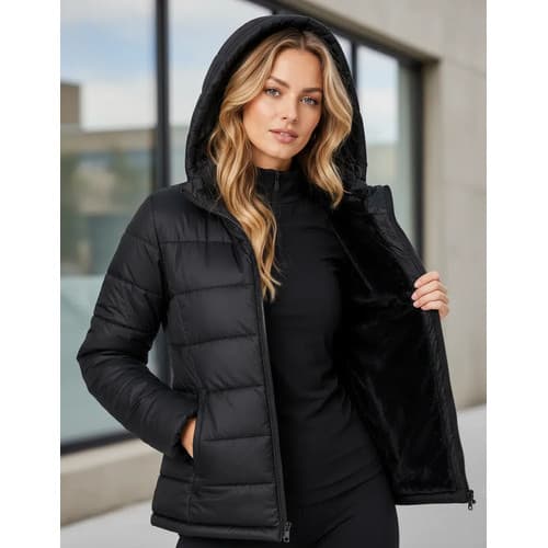 Jaqueta Bobojaco Feminina Puffer Forrada Inverno Térmica
