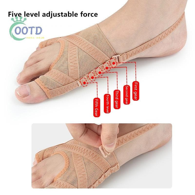 Moda Hoje Corretor De Joanete De Hálux Valgo Ajustável Órteses Separador De Dedos Grandes Correção De Polegar Pedicure P