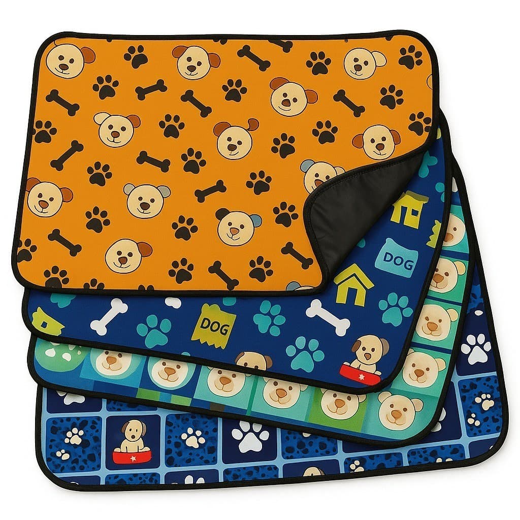 Tapete Higiênico Lavável Premium Pet 70x50cm Estampado Impermeável Absorvente