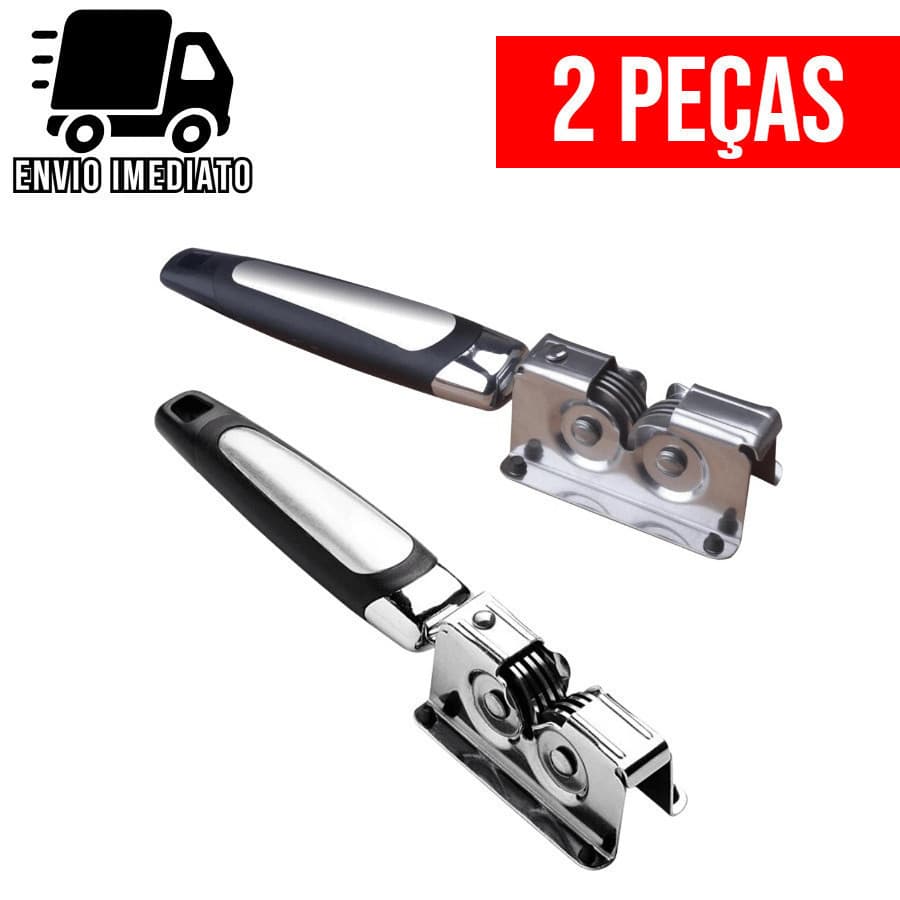 Kit 2 Amolador de Faca Profissional Aço Inoxidável Afiador com 3 Afiadores Tesoura Lâmina Facas