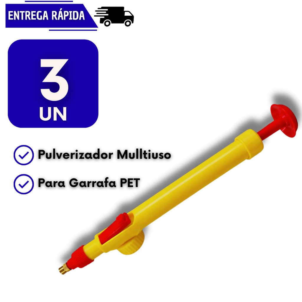 3 Pulverizadores Spray Manual Multiuso Ideal Para Casa Jardim Borrifador Limpeza Pulverizador Jardinagem Regar