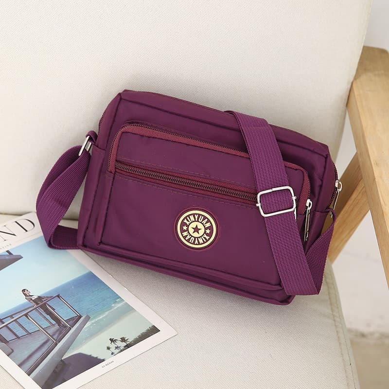 Mochila Casual Cross-body náilon bolsa de lona ombro mãe de meia-idade saco pequeno de meia-idade