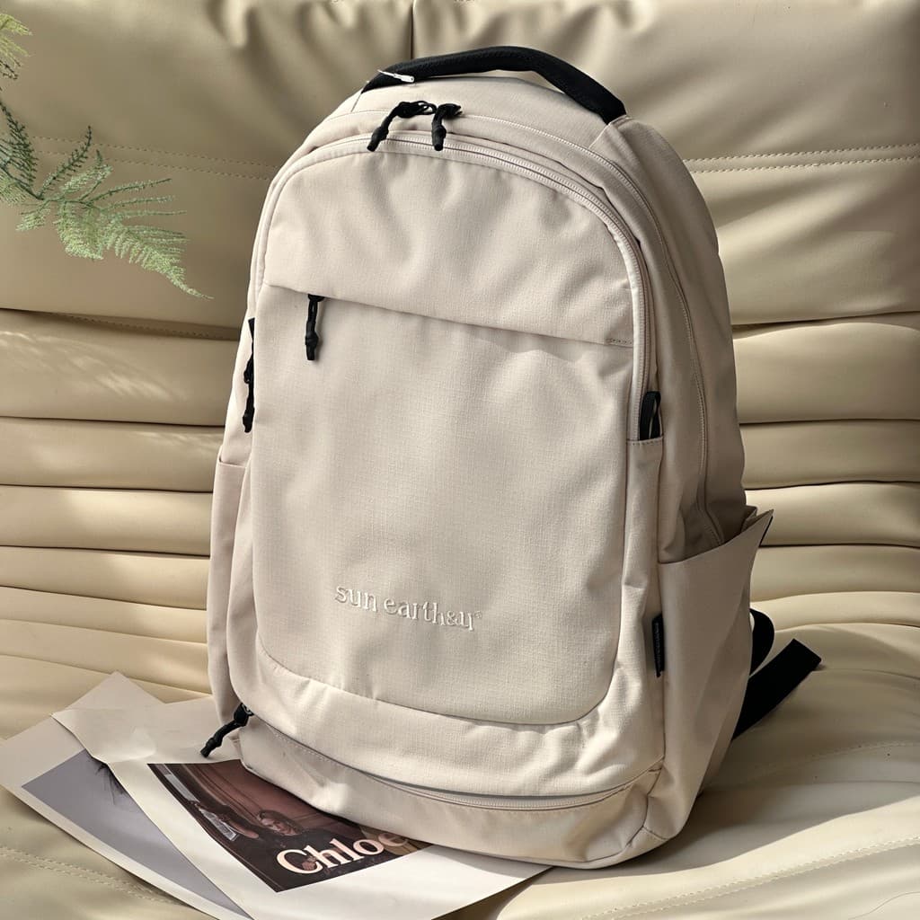 Contador japonês genuíno mochila de grande capacidade das mulheres dos homens Commuter viagem leve Multi-compartimento s