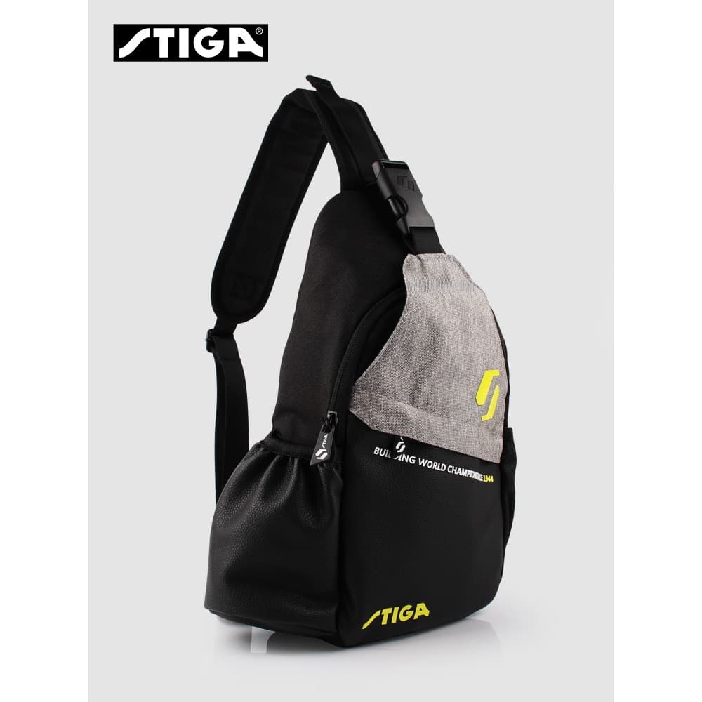 STIGA bolsa de tênis de mesa capa de raquete bolsa de ombro Cross-body bolsa de peito multifuncional bolsa esportiva bol