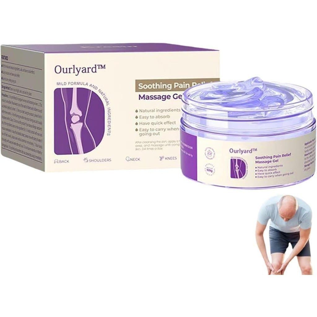 LOVILDS Gel de Massagem para Artrite com Cúrcuma e Óleo de Emu, Gel Roxo para Articulações, Creme Terapêutico para Artic