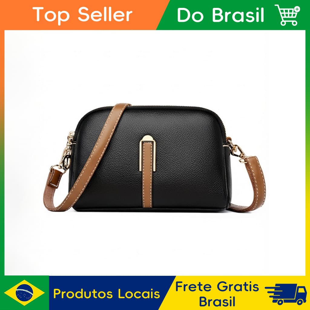 CHENXIAOHONG Bolsa De Ombro Feminina Bolsa Transversal Elegante Bolsa De Mão CouroLeve ParaTrabalho