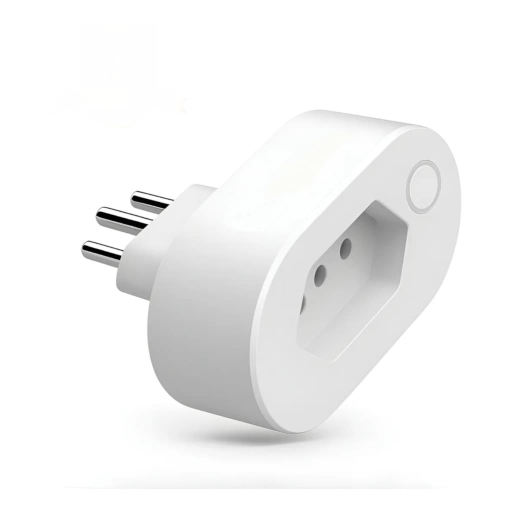 Tomada Inteligente Wi Fi Bivolt Smart Plug com Monitor de Consumo Automação Residencial 16a