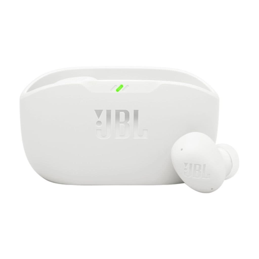 Fone de Ouvido Bluetooth JBL Wave Buds 2 Original Deep Bass 8h + 24h Case Branco TWS