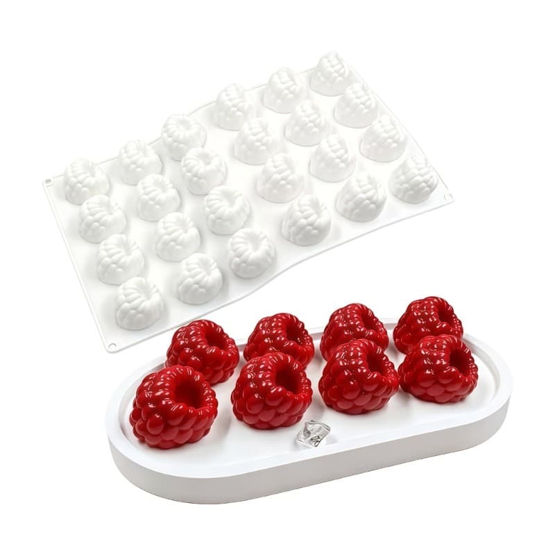 Moldes De Compartimento Yoo Silicone 24 Para Bolos Artísticos De Mousse E Projetos De Cozimento