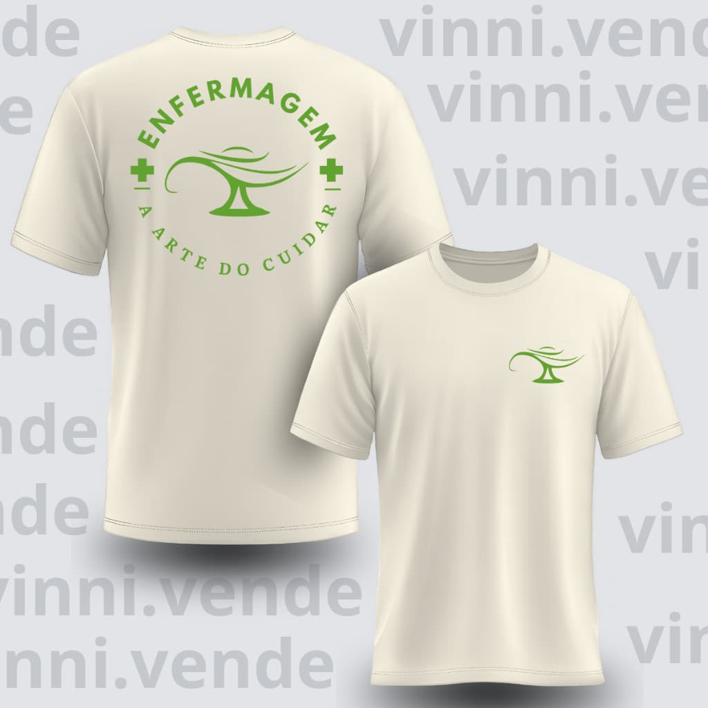 Camiseta Enfermagem Profissões Curso Faculdade Algodão Premium Envio Imediato