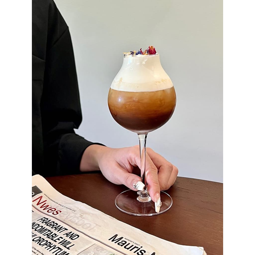 Nordic ins estilo mistura especial copo de café cheiro vidro taça restaurante criativo champanhe vidro suco