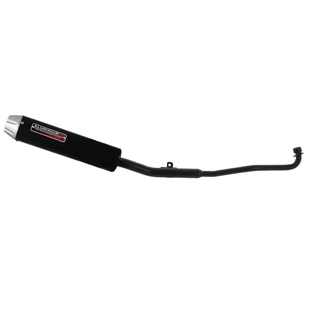 Escapamento Super Adventure Aluminium Ss Oval Lead 110 2009 Preto Cromado
