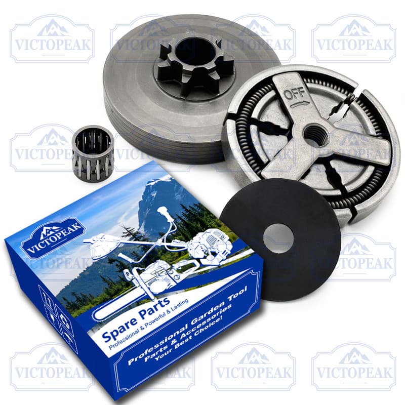Conjunto De Embreagem De Motosserra E Roda Dentada De 0.325 " Para 4500 5200 5800
