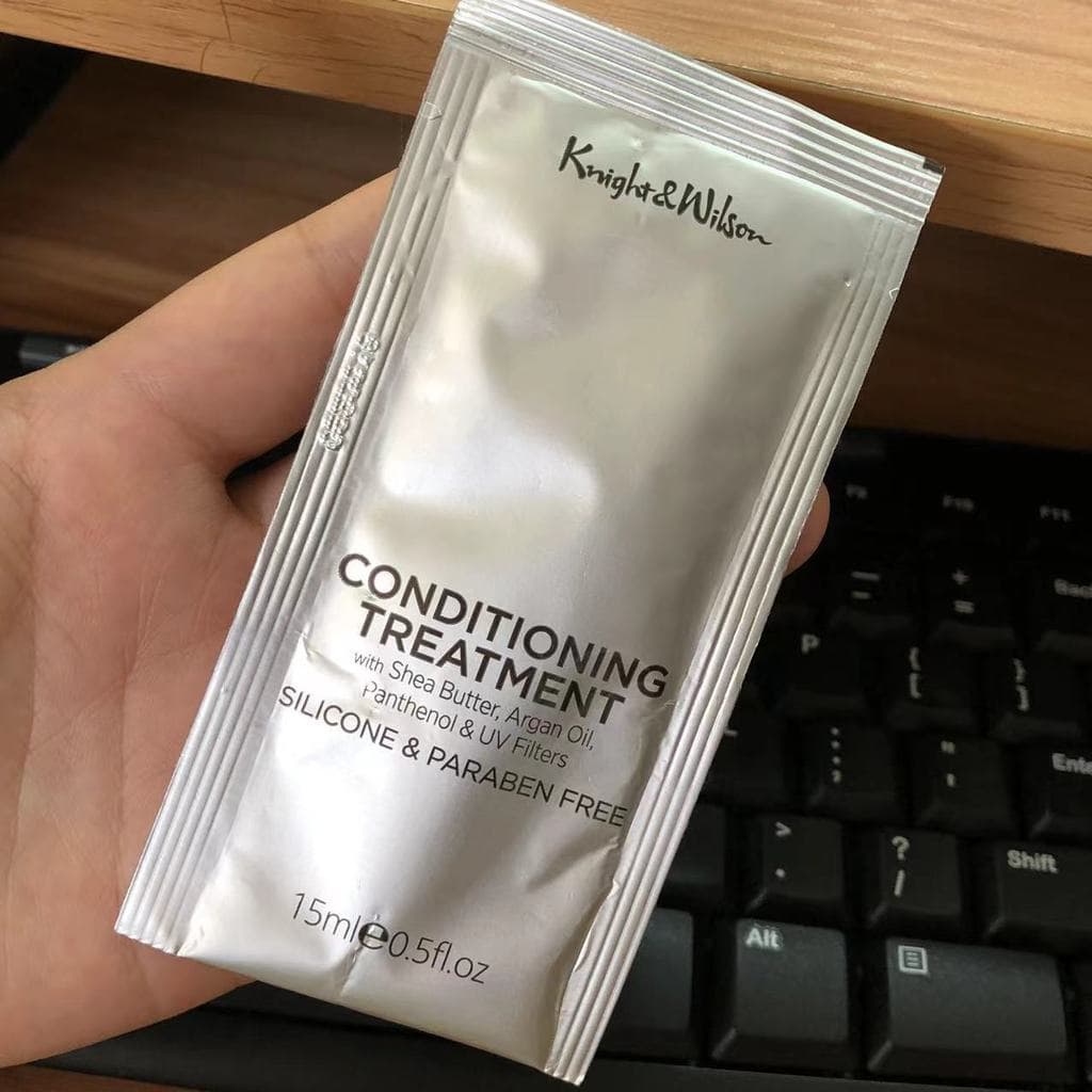 Condicionador de cabelo Knight wilson Shea Butter Argan Oil melhora o condicionador de Frizz 15ML