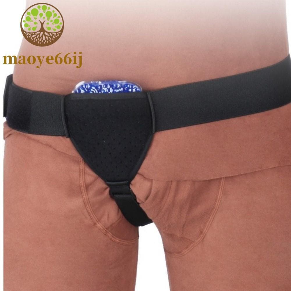 Correia De Suporte Para Hérnia MAOYE66 , Cinto De Gel Com Almofada De Compressão Removível Respirável , Ajustável