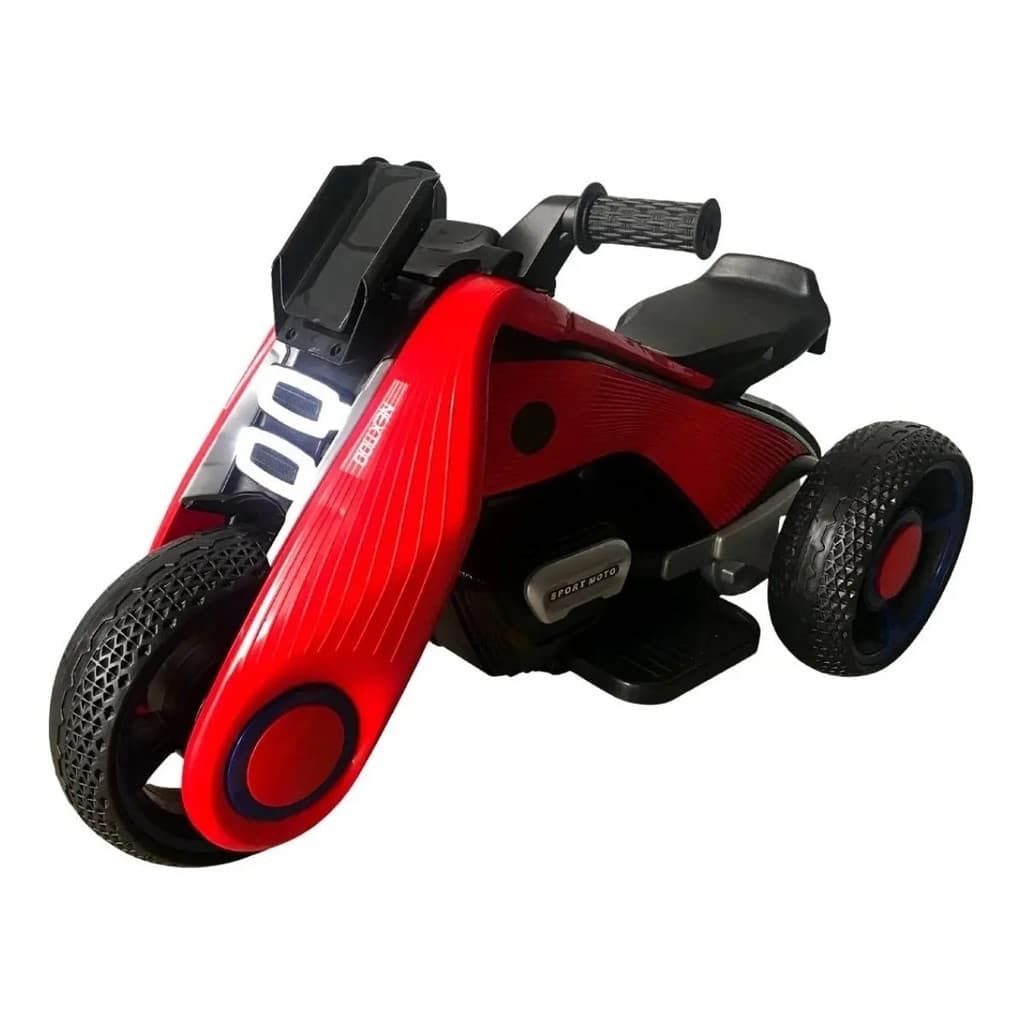 Mini Moto Infantil Elétrica 6V Importway Vermelha Luz Som Frente e Ré