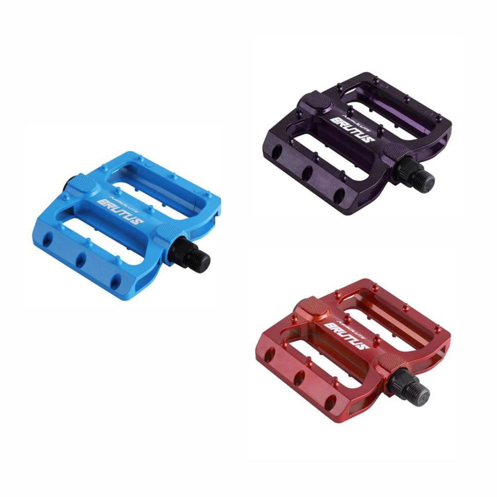 Pedal Bicicleta Absolute Brutus Flat Plataforma 9/16 Cores