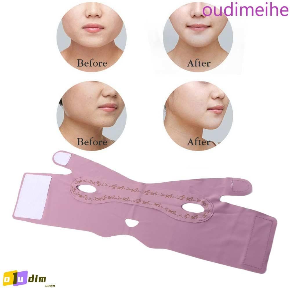 Bandagem De Emagrecimento Facial OUDIMEIHE , Modelador De Rosto Respirável Com Linha V Para Massagem , Grafeno