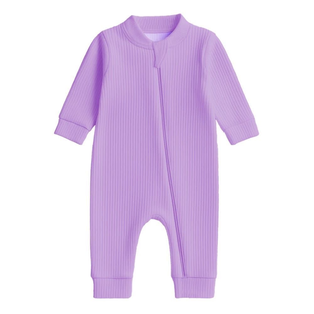 Macacão Lilas - Canelado - Bebê