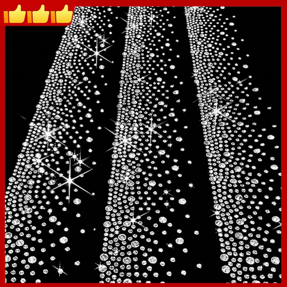 Remendo De Ferro Brilhante Atraente , Transferência De Calor , Strass , Decalque Decorativo De Com Para Acessórios De Te