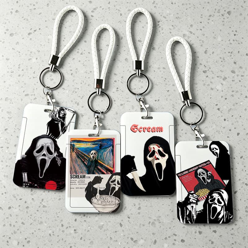 Porta-Cartões Ghostface Scream Horror , Design Deslizante Para De Campus , Metro E Acesso
