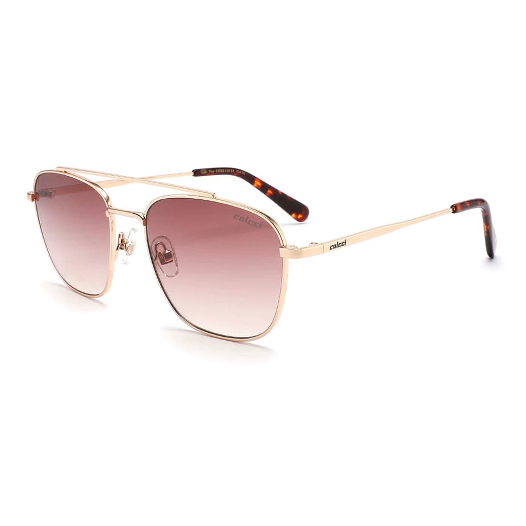 Óculos de Sol Colcci Unissex Vizo Dourado /L Marrom Degradê