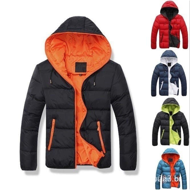 2025 Jaqueta Masculina Bobojaco Plus Size Com Almofada De Ar E Capuz Casaco Térmico Zíper Estilo Inverno C