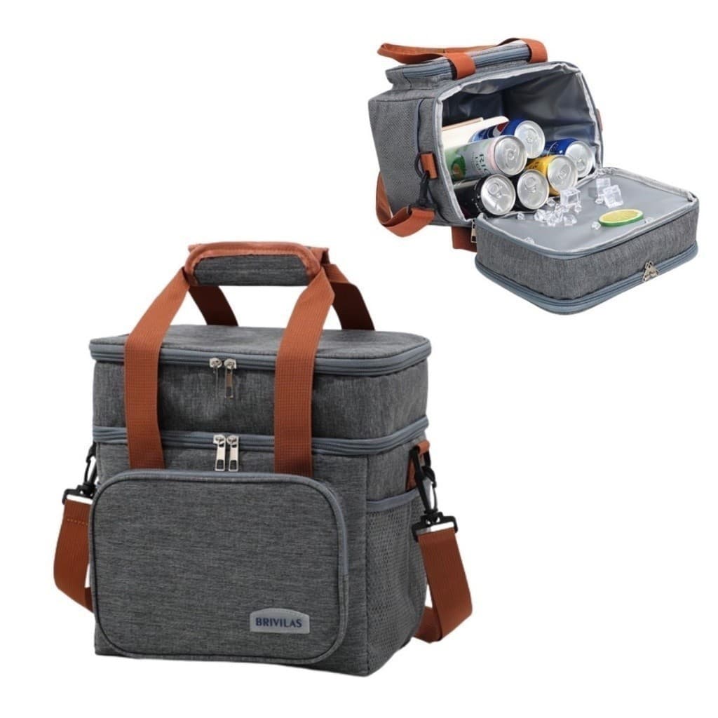 Bolsa Térmica De Duas Camadas De Grande Capacidade Adequada Para Piquenique SU