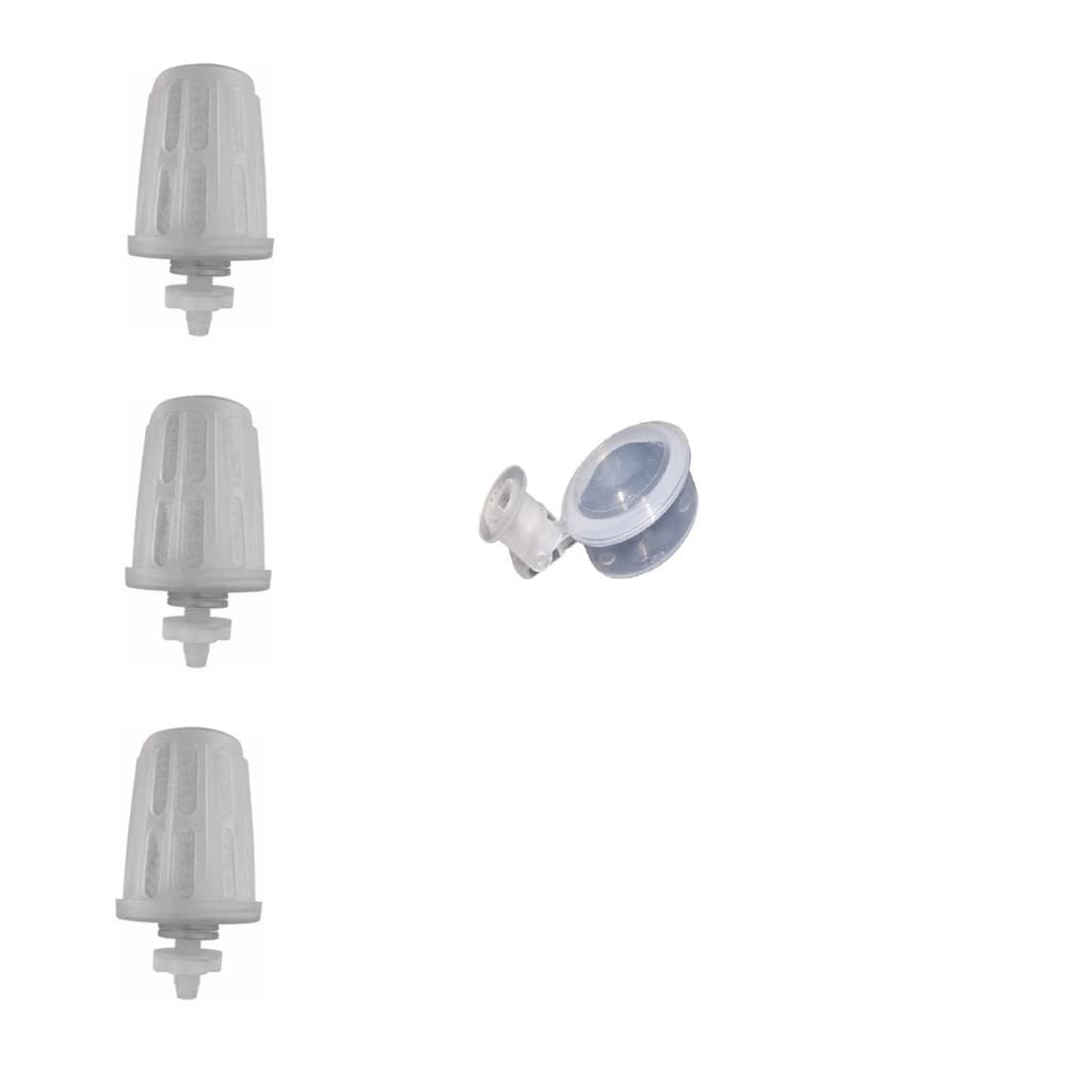 Kit 3 Vela Carvão Ativado + 1 Boia Filtro de Barro Plástico