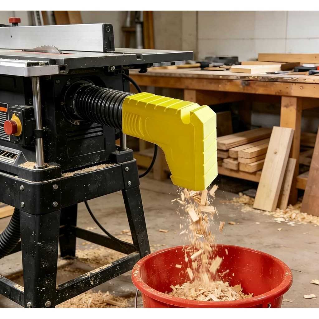 Compatível com o adaptador de coleta de pó para serra de mesa DeWALT DWE7485 de 10 polegadas — porta de coleta de pó d