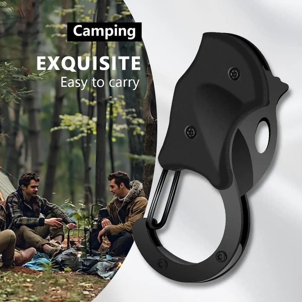 Mini Faca Dobrável Chaveiro Pingente Presente Faca Portátil de Alta Dureza Multiuso, para Mochilismo, Camping, Decoração