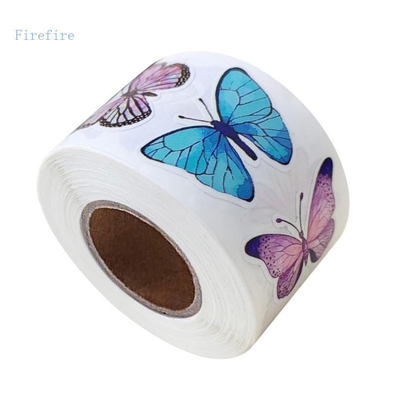 Firefire 500 Pçs Flor Borboleta Adesivo Decorativo Para Diário Álbum Cartão Fazendo Decoração Casa Packa