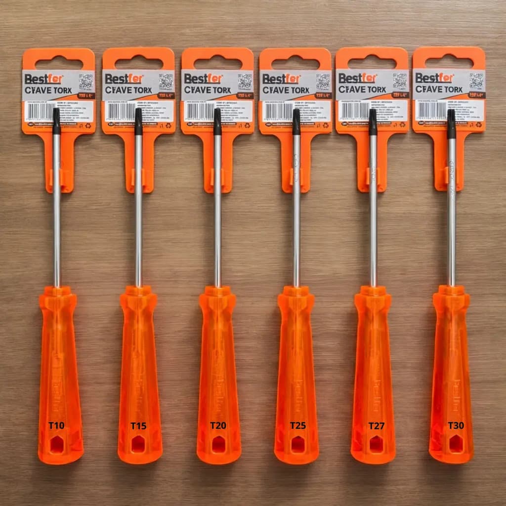Jogo Chave Torx Kit 6 Peças Alta Qualidade