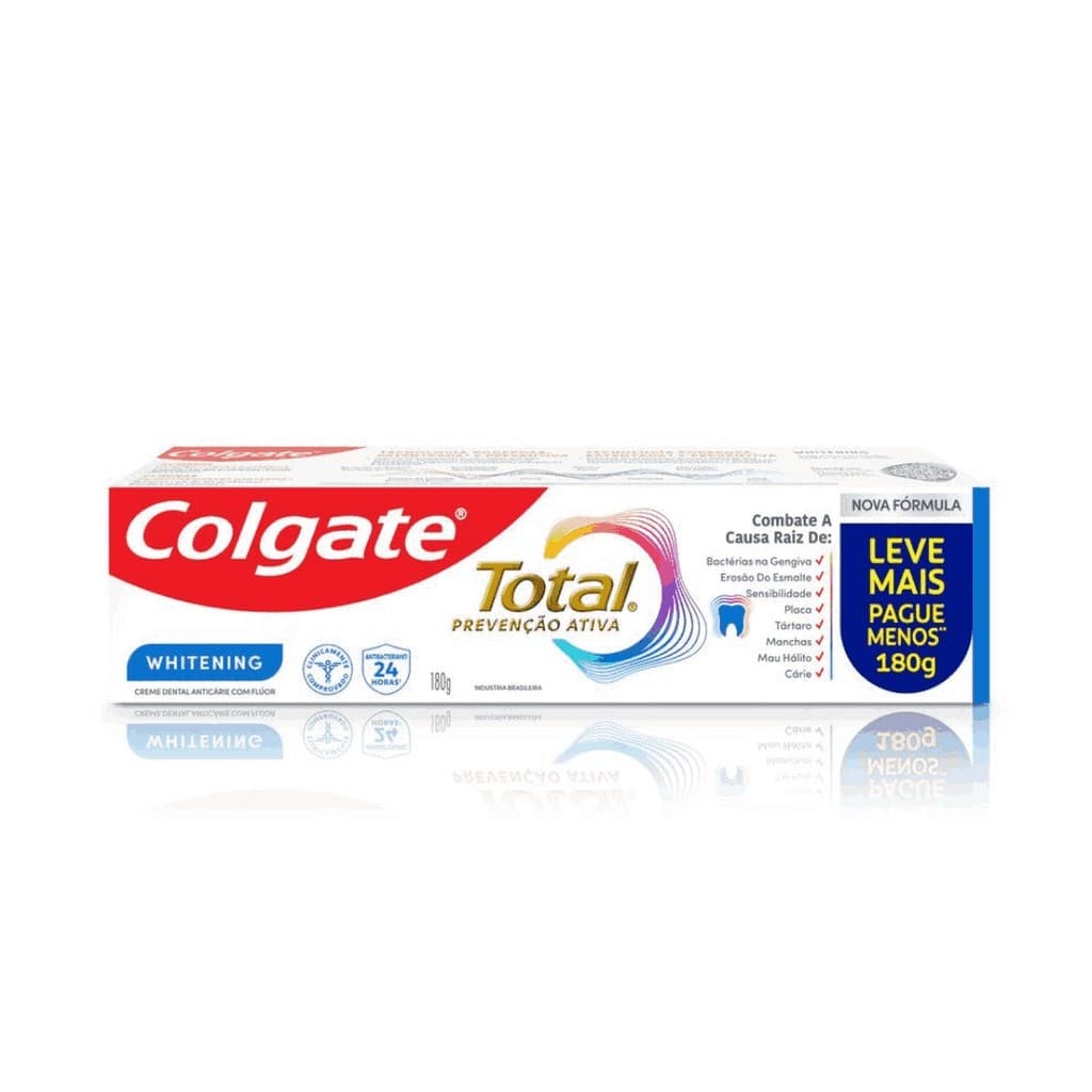 Creme Dental Colgate Total Whitening 180g
