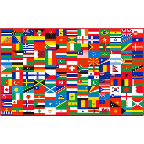 Bandeira Dos Países -  Nações Do Mundo Em Micro Fribra.