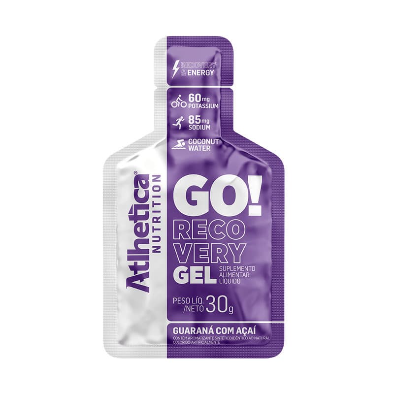 Gel Carb Go Recovery Atlhetica Nutrition - Sem Cafeína