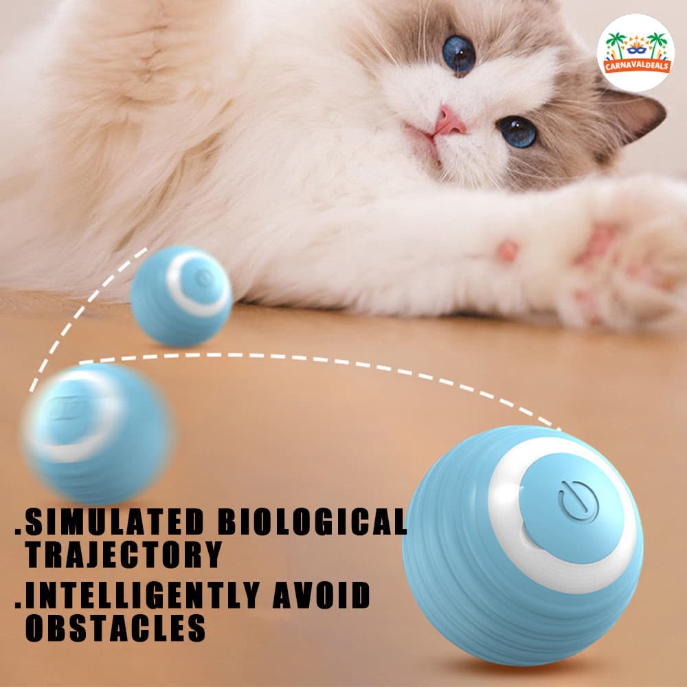 Gato gato BOLA brinquedo elétrico rotação automática carregamento USB tráfego brinquedo gato cão acessórios animais