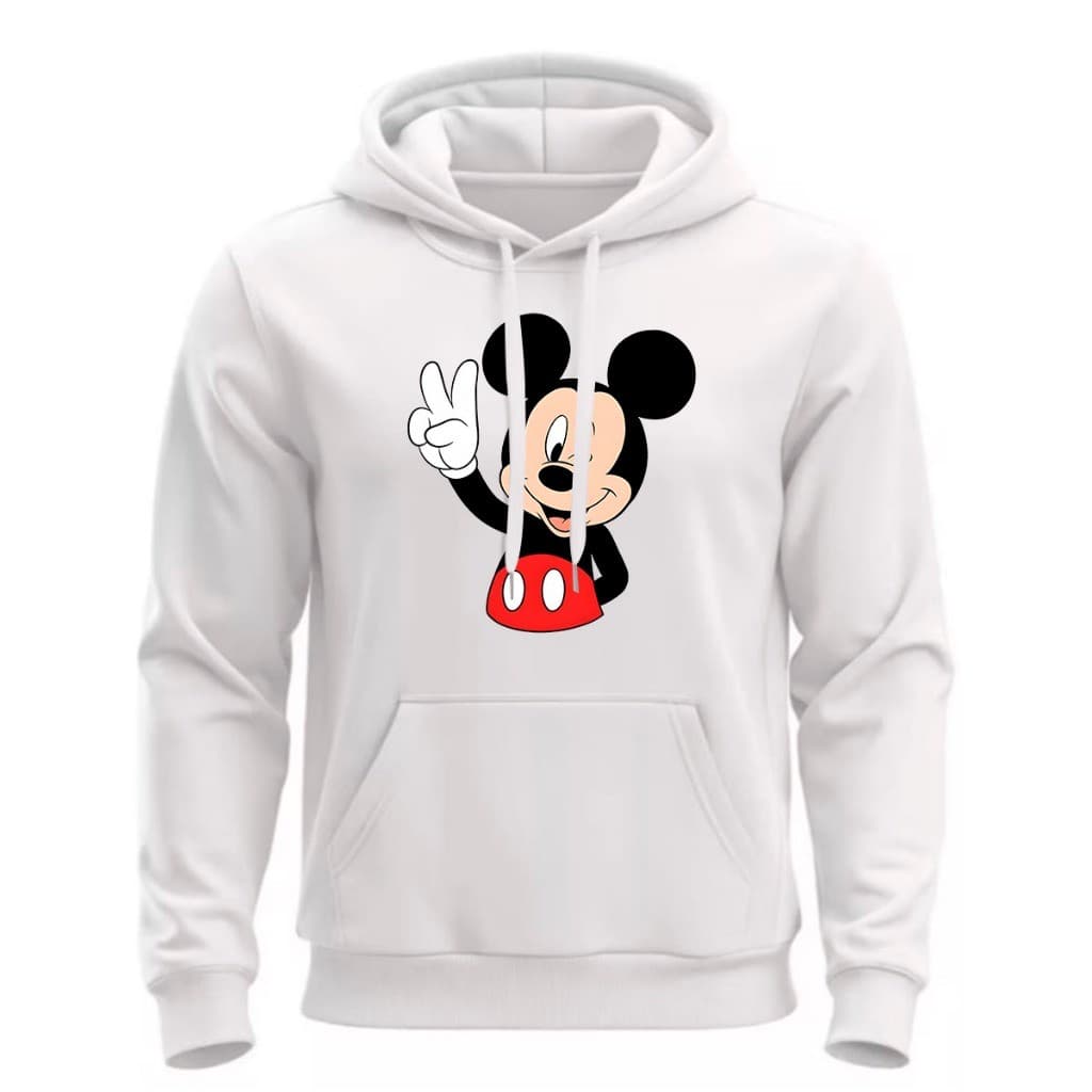 Moletom Canguru Unissex Estampado 100% Algodão Desenho Animado Moletom Feminino Blusa De Frio