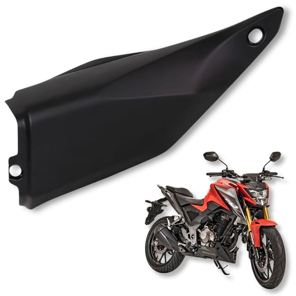 PROTETOR ESCAPAMENTO ESCAPE CB300F TWISTER 2023 A 2024 PRETO MODELO ORIGINAL