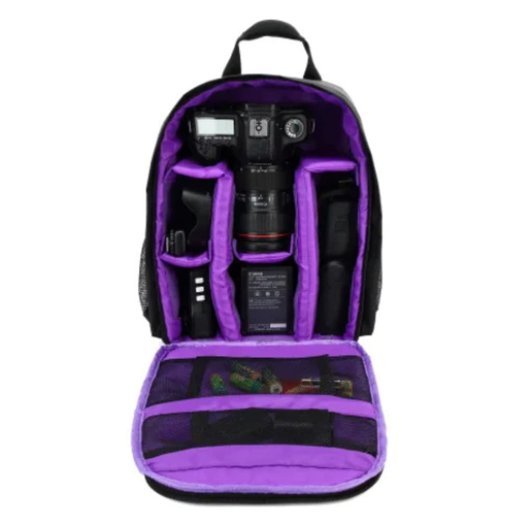 Mochila Compacta camera Fotografica com divisórias - rx