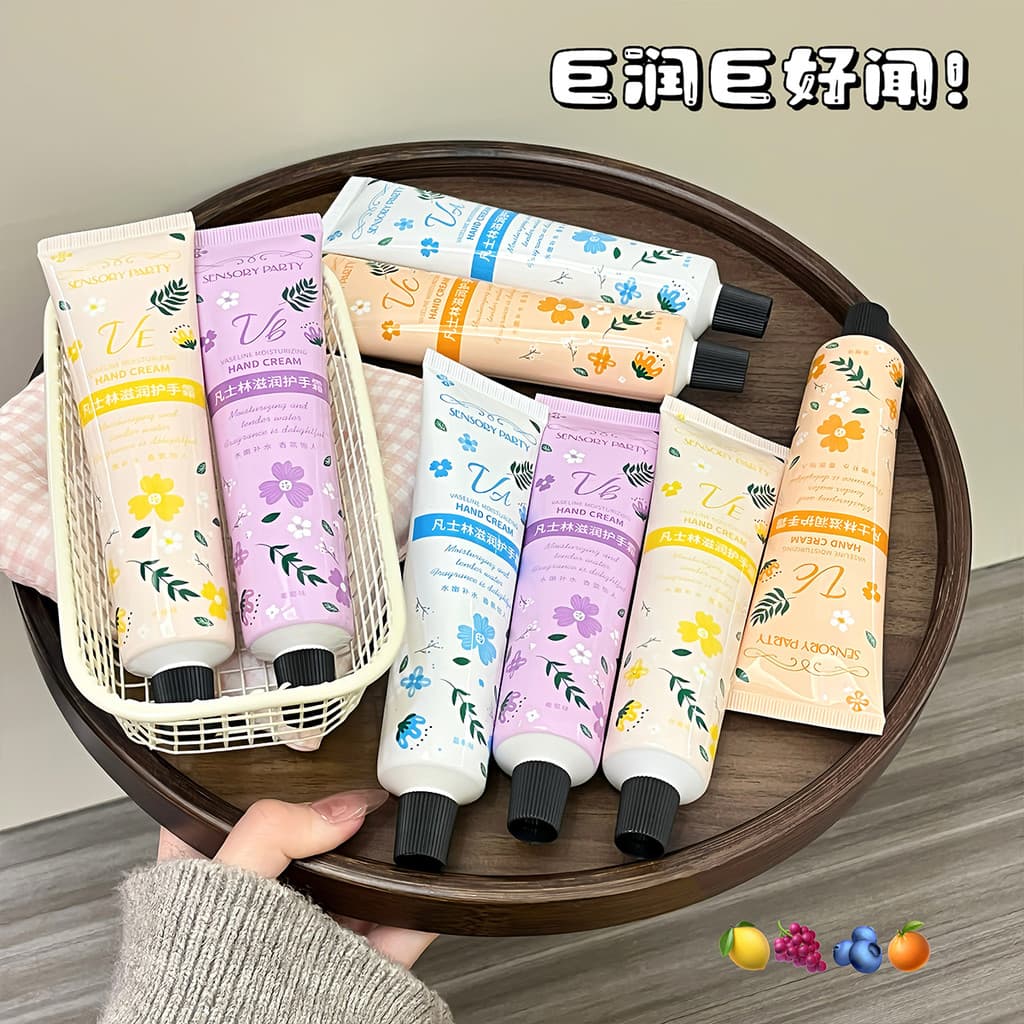 Festa sensorial vaselina hidratante creme para as mãos outono inverno hidratante fragrância de longa duração máscara par
