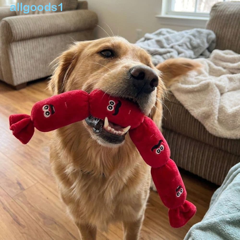 Brinquedo Estridente De Pelúcia Para Animais De Estimação ALLGOODS , De Mastigar Cachorro Com Som De Salsicha Simulada R
