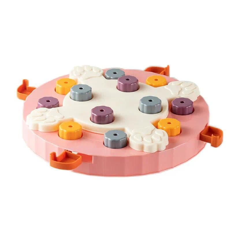 Brinquedos de Quebra-Cabeça para Cães, Alimentador Lento Interativo, Aumenta o QI do Filhote, Dispensador de Comida, Com