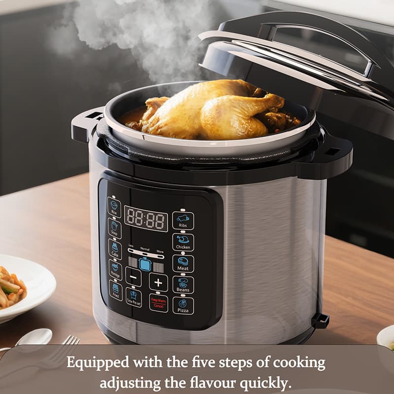 Panela de pressão elétrica 5L6L8L Super grande capacidade panela alta pressão automática doméstica multifuncional cozinh