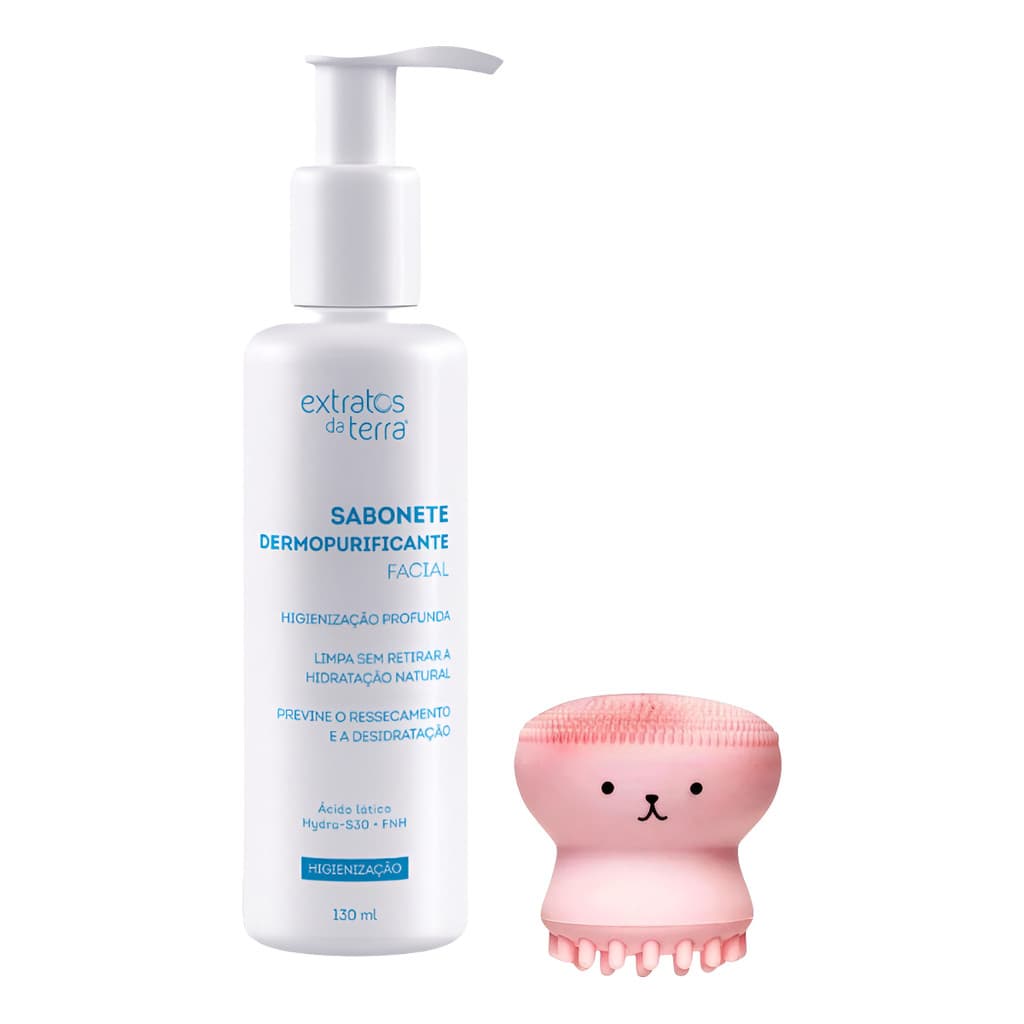 Sabonete Limpeza Facial 130ml Pele Seca e Normal Extrato Da Terra