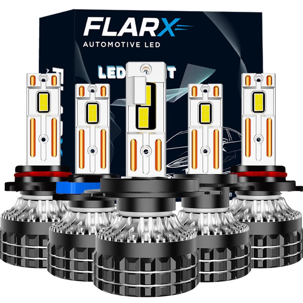 K5C Kit Lampada Farol de Carro Ultra Super Led H1 H4 H7 H8 H11 9005 Hb3 9006 Hb4 300W 40000LM Canbus
